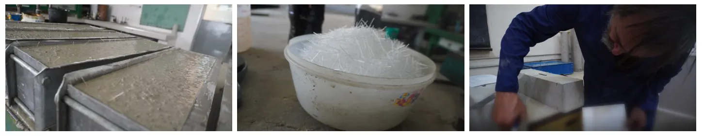 veredas de hormigón reforzado con macrofibras